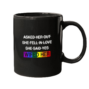 Discover Her Lgbtq Romantic Lesbian Wedding Day Mugs