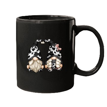 Discover Black And White Cow Print For Farmer With Farm Mugs