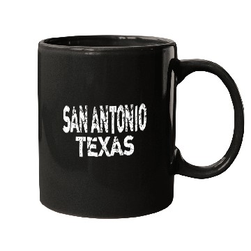 Discover San Antonio Texas Distressed Mugs