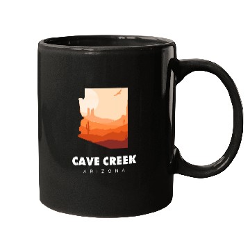 Discover Caving Cave Creek Arizonna For Caveman Hiker Mugs