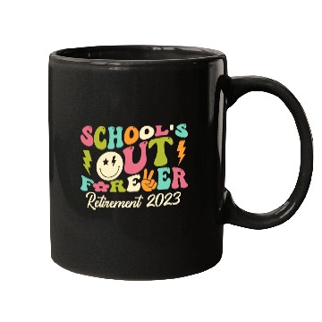 Discover School's Out Forever Retired Teacher Gift Mugs