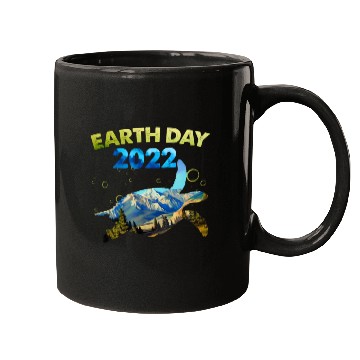 Discover Sea Turtle Earth Day Everyday 2022 Planet World Mugs