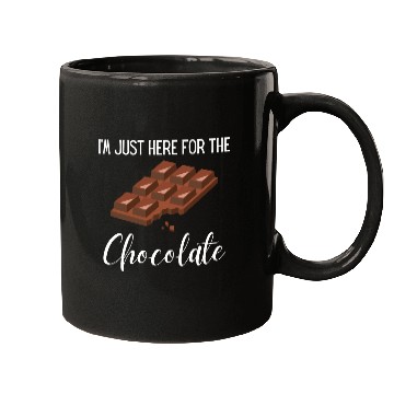 Discover I m Just Here For the Chocolate, funny saying,gift Mugs