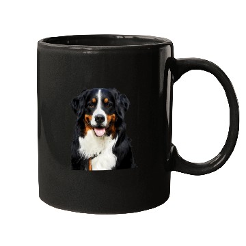 Discover Portrait Of Bernese Mountain Dog Mugs
