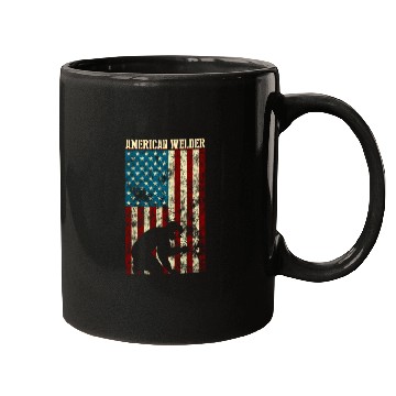 Discover Welding Patriotic Distressed Usa American Flag Mugs