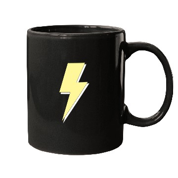 Discover Aesthetic Pastel Yellow Lightning Bolt Mugs