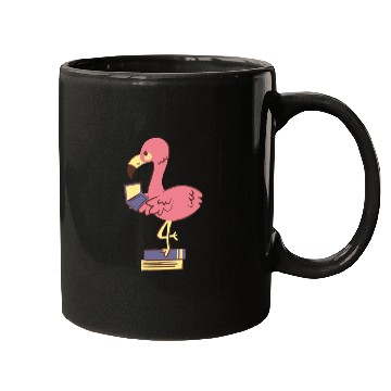 Discover Flamingo Using A Laptop Mugs