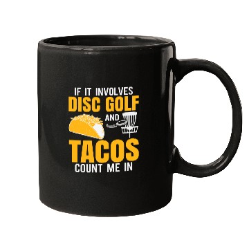 Discover Disc Golf Tacos Mugs