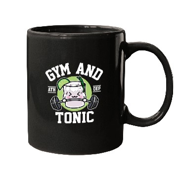 Discover Gym And Tonic Cute Drink And Workout Mugs