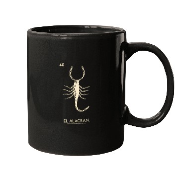 Discover Loteria El Alacran Scorpion Mugs