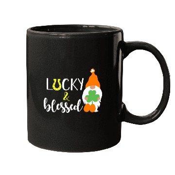 Discover Lucky And Blessed Mugs