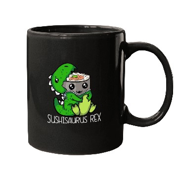 Discover Cute Dinosaur Sushi Lover Gift Women Trex Men Mugs