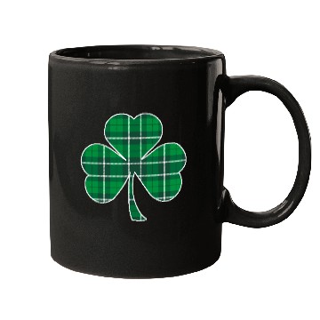 Discover St Patric Day Irish Green Buffalo Plaid Shamrock Mugs