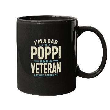 Discover I m A Dad Poppi And A Veteran Mugs