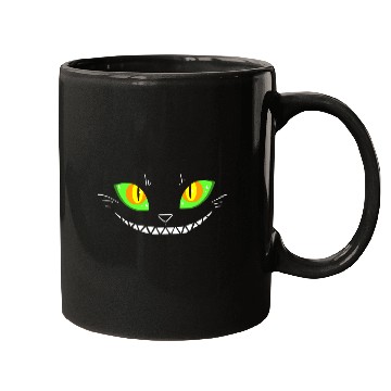 Discover Creepy Cat Face Mugs