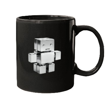 Discover Tiny cube robot Mugs