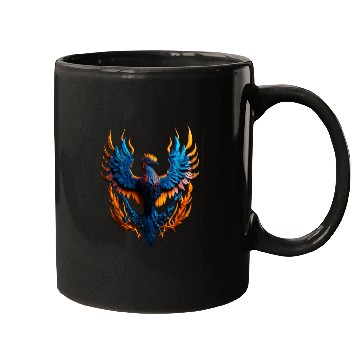 Discover Neon Phoenix Mugs