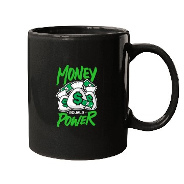 Discover money equals power Mugs