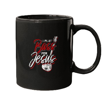 Discover Jesus Bassist Christian Bass Player Bass Guitar Mugs