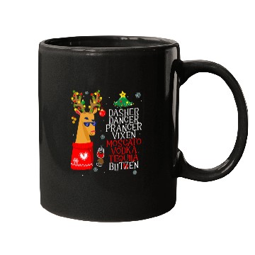 Discover Dasher Dancer Prancer Alcohol Dasher Dancer Wo'S Mugs