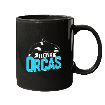 Discover I Love Orcas Orca Whale Sea Mugs