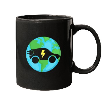 Discover Saving The Planet | EV Electric Vehicle Mugs