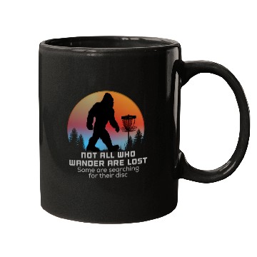 Discover Bigfoot Disc Golf Sasquatch Chain Tosser Big Disc Mugs