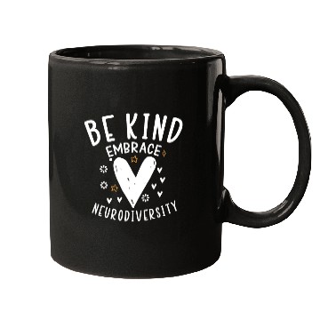 Discover be kind embrace neurodiversity Mugs