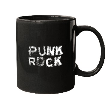 Discover PUNK ROCK Text Mugs