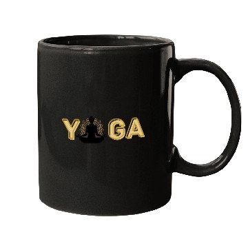 Discover Yoga poses for love Mugs