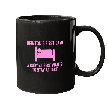 Discover Newton's First Law Mugs