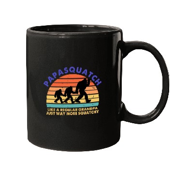 Discover Papasquatch Like A Regular Grandpa Bigfoot Mugs
