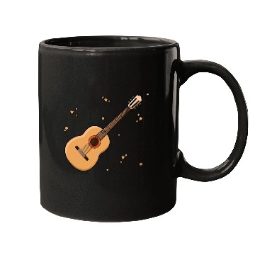 Discover Cute Guitar Player Gift Kids Print Mugs