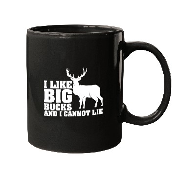 Discover I Like Big Bucks I Cannot Lie Whitetail Deer Mugs