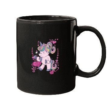 Discover Unicorn trains in the gym and loves bodybuilding Mugs
