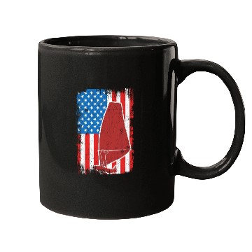 Discover USA Patriotic Windsurfer Mugs
