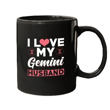 Discover I love my Gemini Husband Mugs