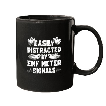 Discover Easily Distracted EMF Meter Signals Ghost Hunting Mugs