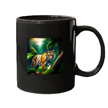 Discover Tiger in Jungle Mugs