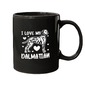 Discover I Love My Dalmatian Mugs