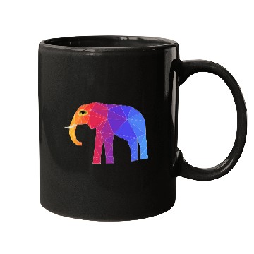 Discover Colorful Abstract Elephant Mugs