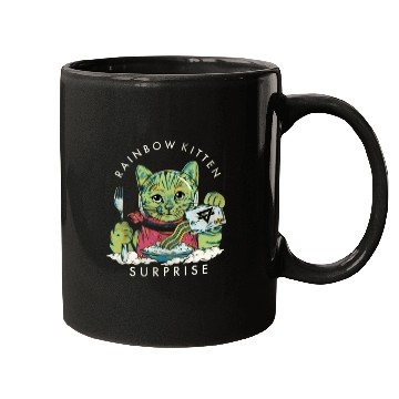 Discover Rainbow Kitten Surprise Mugs