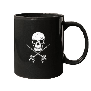 Discover ull And Fishing Rod Pirate Flag Mugs