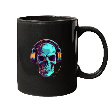 Discover Synthwave Specter A Ghostly DJ Mugs