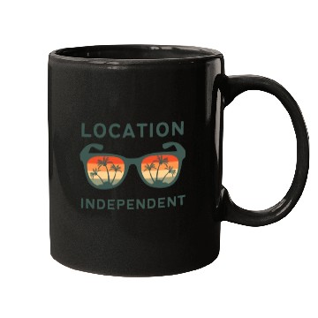 Discover Digital nomad = Location independent Mugs