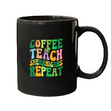 Discover St Patric Day Teacher Coffee Teach Shenanigans Mugs