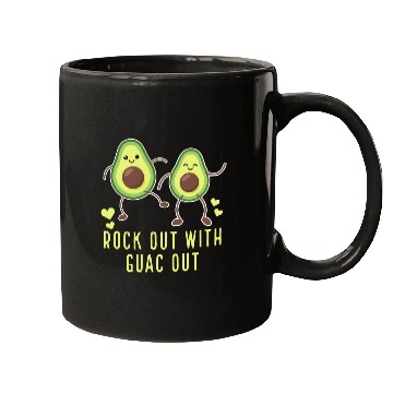Discover Rock Out With Guac Out Avocado Lover Mugs