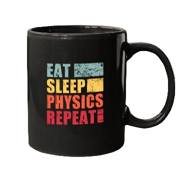 Discover Eat Sleep Physics Repeat Mugs