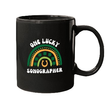 Discover Sonographer Ultrasound Techian St Patrick'S Day Mugs