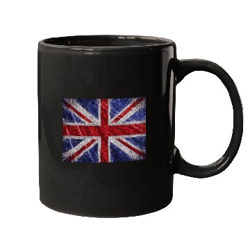 Discover Union Jack Retro British Flag Great Britain UK Mugs